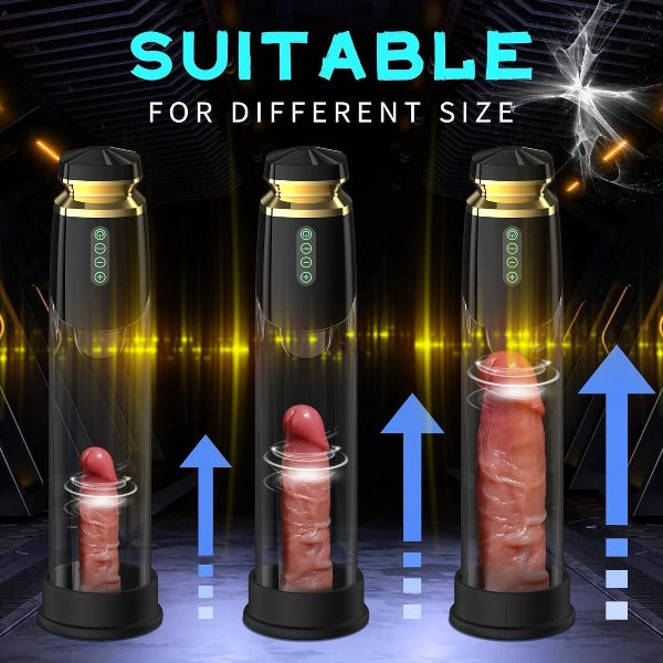 Masturbateur masculin automatique de pompe à pénis de vide - entraîneur puissant d'agrandissement de pénis de succion