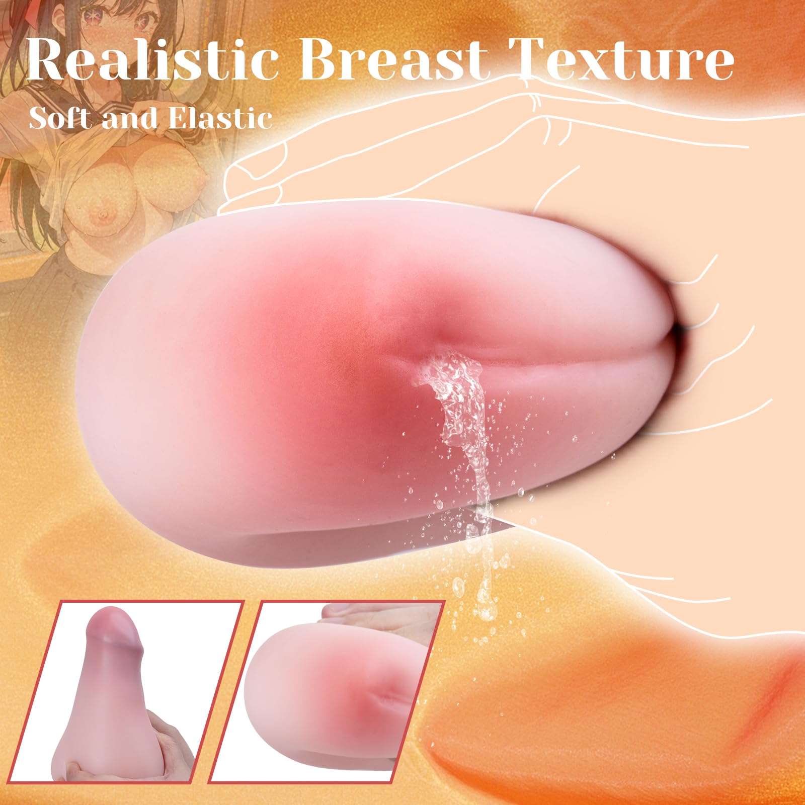Pocket Masturbator Cup - Male Sex Toys Lifelike Peach-Shape Dolls - Do Domlust Pocket Masturbator Cup - Male Sex Toys Lifelike Peach-Shape Dolls - Do Domlust