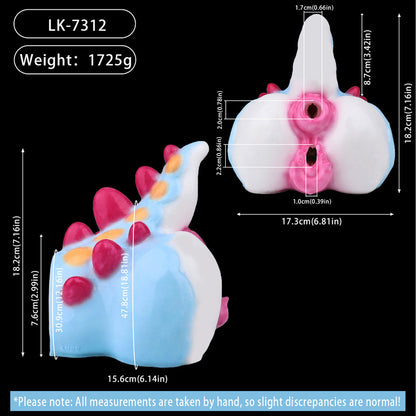 Fantasy Baby Dragon Sex Dolls – Dual-Channel Soft Silicone Fantasy Butt Masturbator