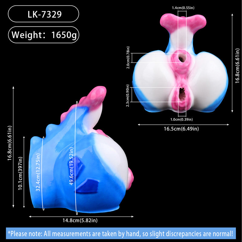 Ocean Whale Sex Dolls – Platinum Liquid Silicone Dual-Tunnel Fantasy Booty