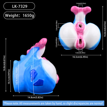 Ocean Whale Sex Dolls – Platinum Liquid Silicone Dual-Tunnel Fantasy Booty