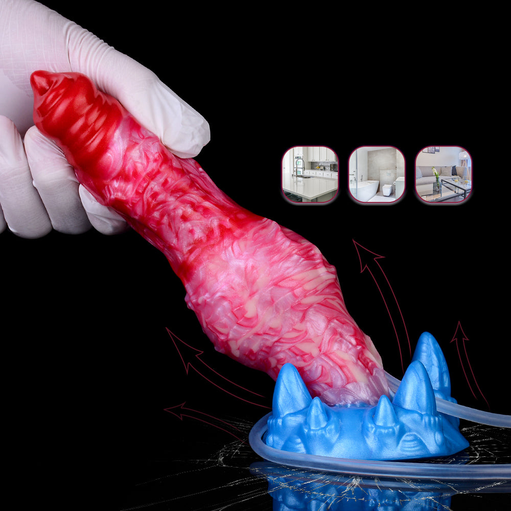 Inflatable Monster Dildo Anal Sex Toys for Women - Fantasy Dragondildo Crawl Clit Stimulator Masturbator