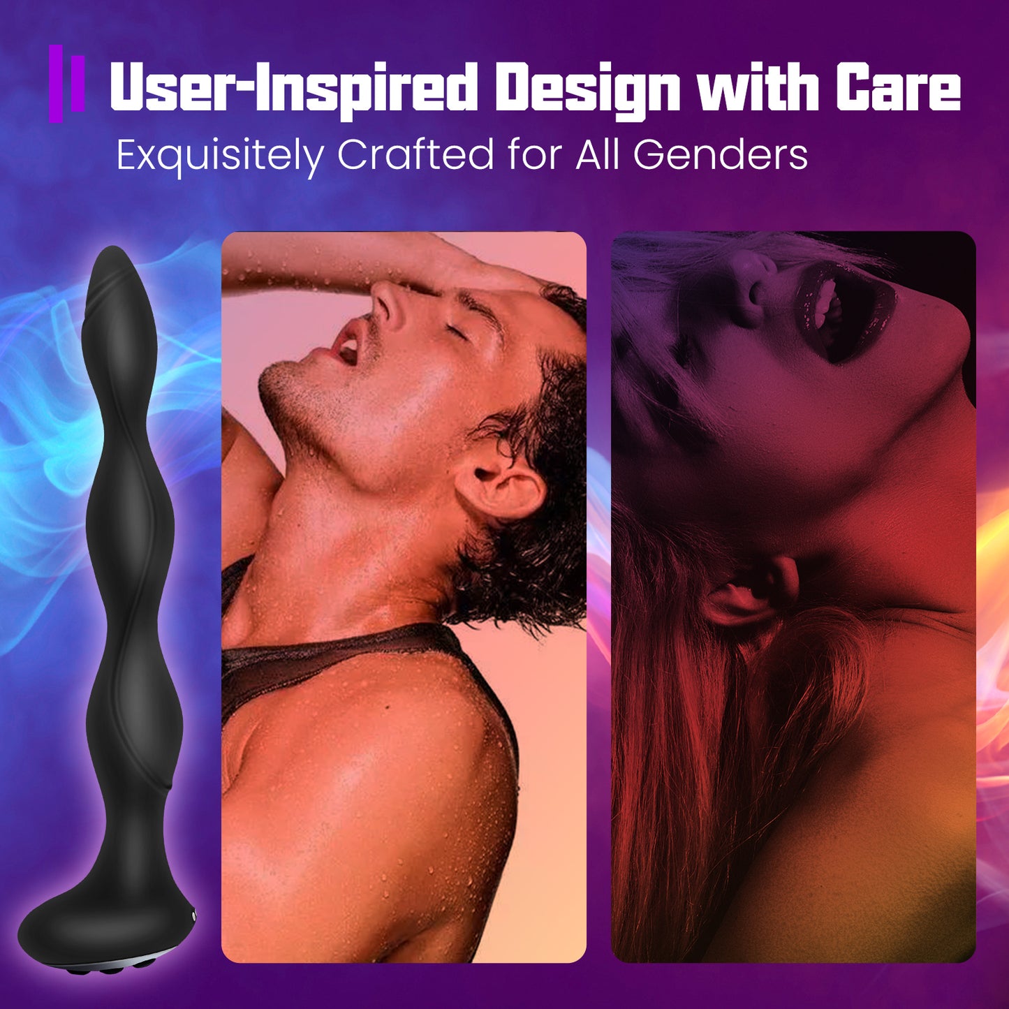 Estim Prostate Massager - Vibrating Butt Plug for Intense Anal Stimulation