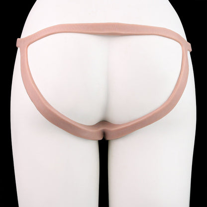 Ultra-Realistic Liquid Silicone Pussy Panties with Catheter – Discrete Peeable Crossdresser Gaff Thong