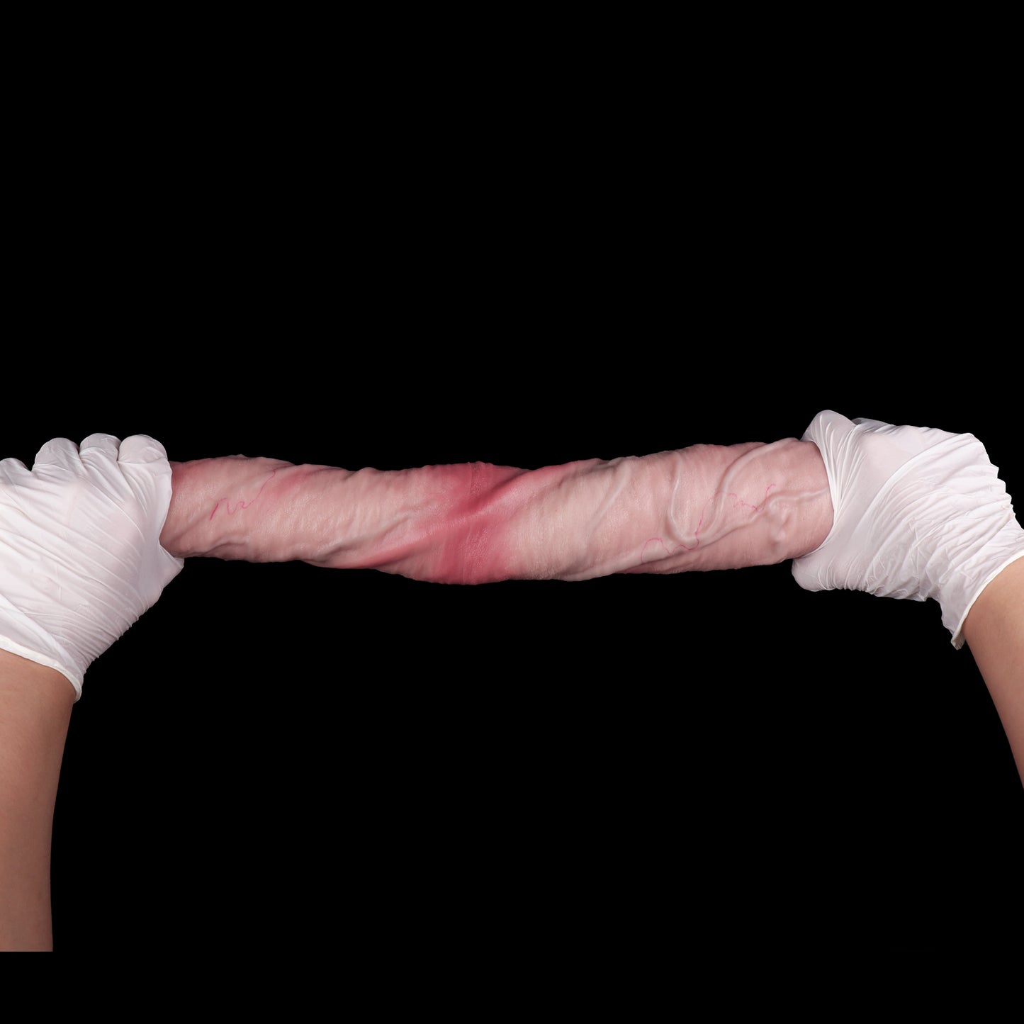 Thick & Long Double Dildo for Size Queens — Oversized Dual-Layer Platinum Silicone Double-Ended Dildo with Girthy Shaft & Shared Use Design