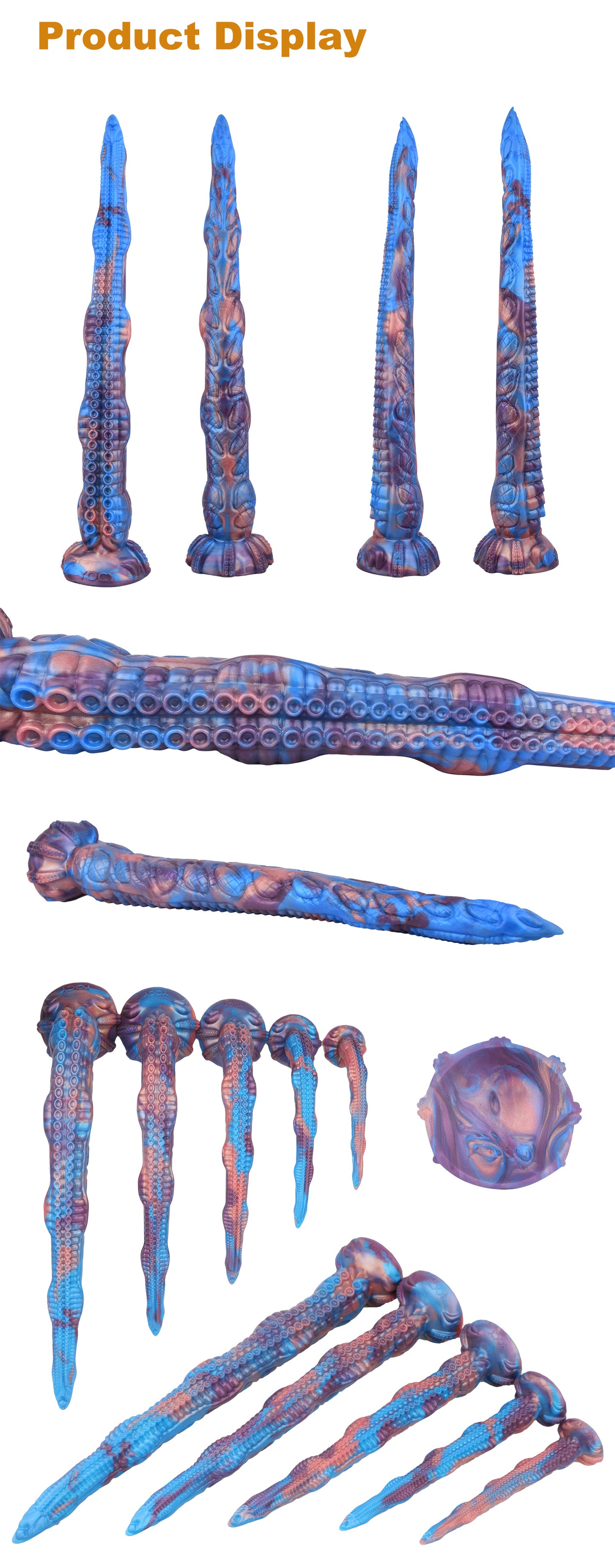 Fantasy Long Tentacle Dildo Anal Butt Plug - Realism Octopus Suction Cup Monsterdildo Sex Toy