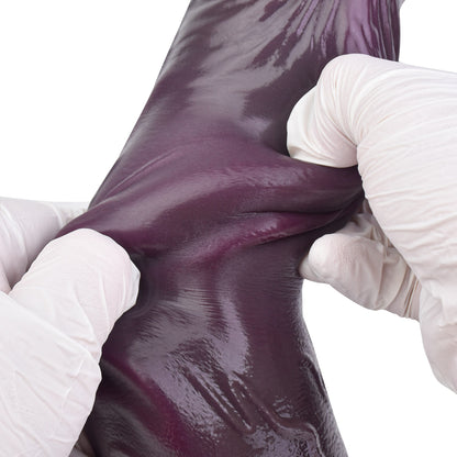 Großer schwarzer Spritzdildo für Frauen, voller Masturbation – Realistisches Silikon mit doppelter Dichte