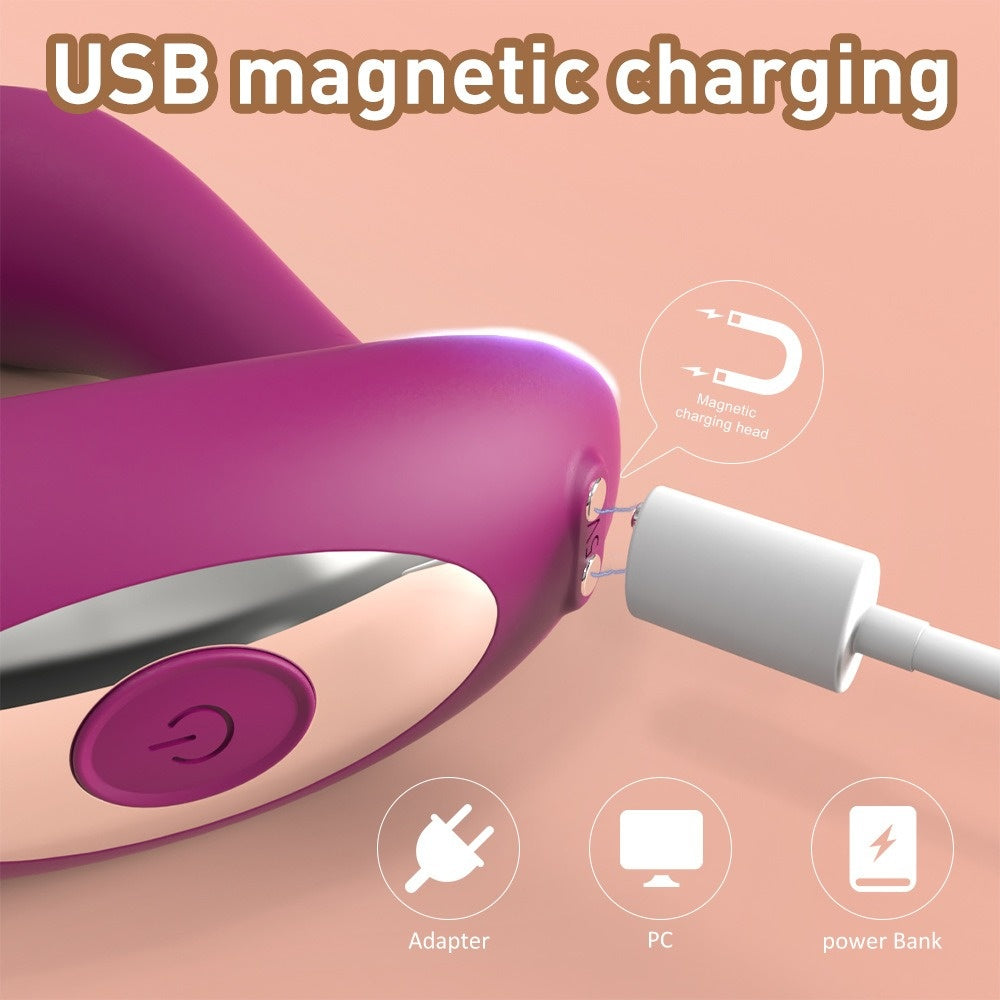 Fantasy Doppelseitiger Dildo-Vibrator – Stimulierendes weibliches G-Punkt-Masturbationsspielzeug aus Silikon