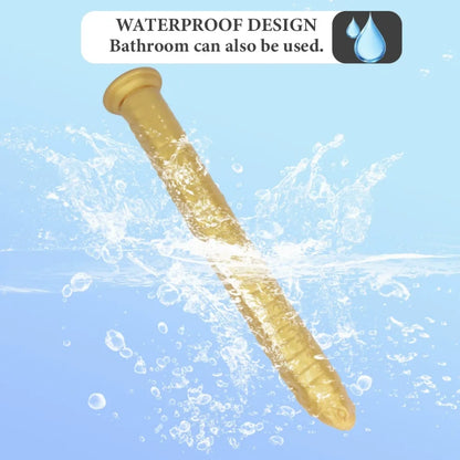 Extra Long Tentacle Fantasy Butt Plug Dildo – Snake-Head Spiral Stimulating Female Masturbation Toy