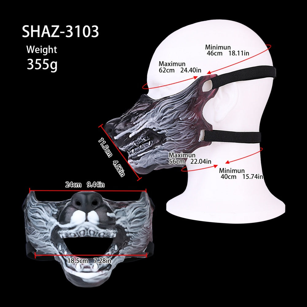 Fantasy Monster Silicone Bondage Masks - Couples Strap-On Teasing BDSM Toys