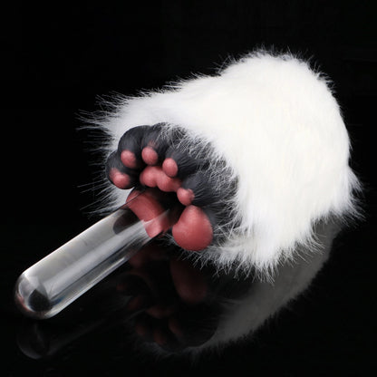 Animal Paw Fantasy Pocket Pussy - Realistic Detachable Hair Penis Masturbation Toys