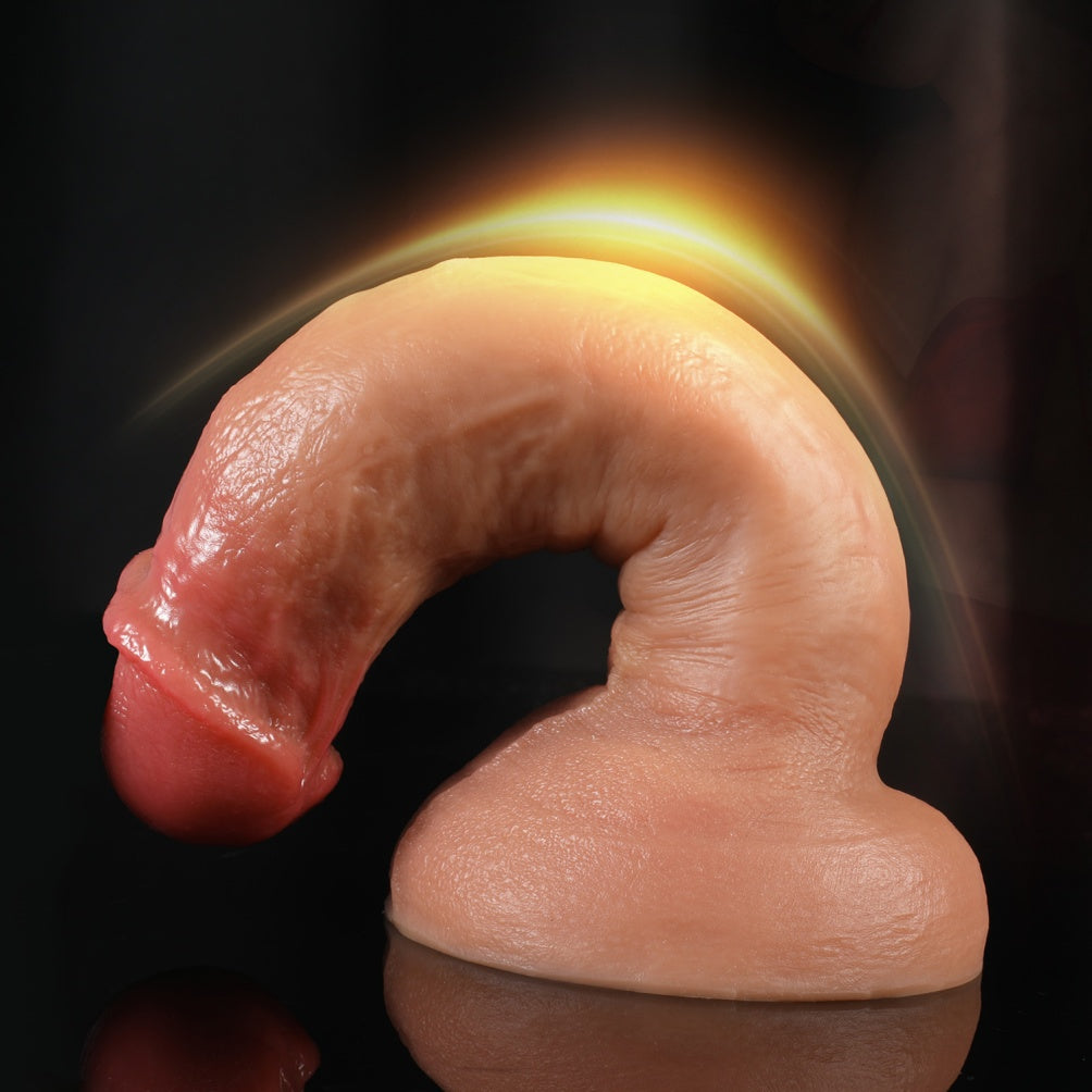 Realistic Silicone Suction Dildo for Anal/Vaginal Insertion – Female G-Spot Orgasm Massager Sex Toy