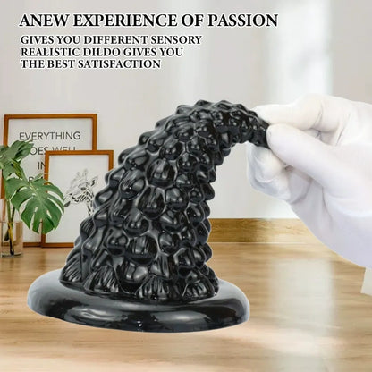 Fantasy Conical Butt Plug Silicone Dildo - Sex Toys for Anal and Vaginal Fisting Expansion