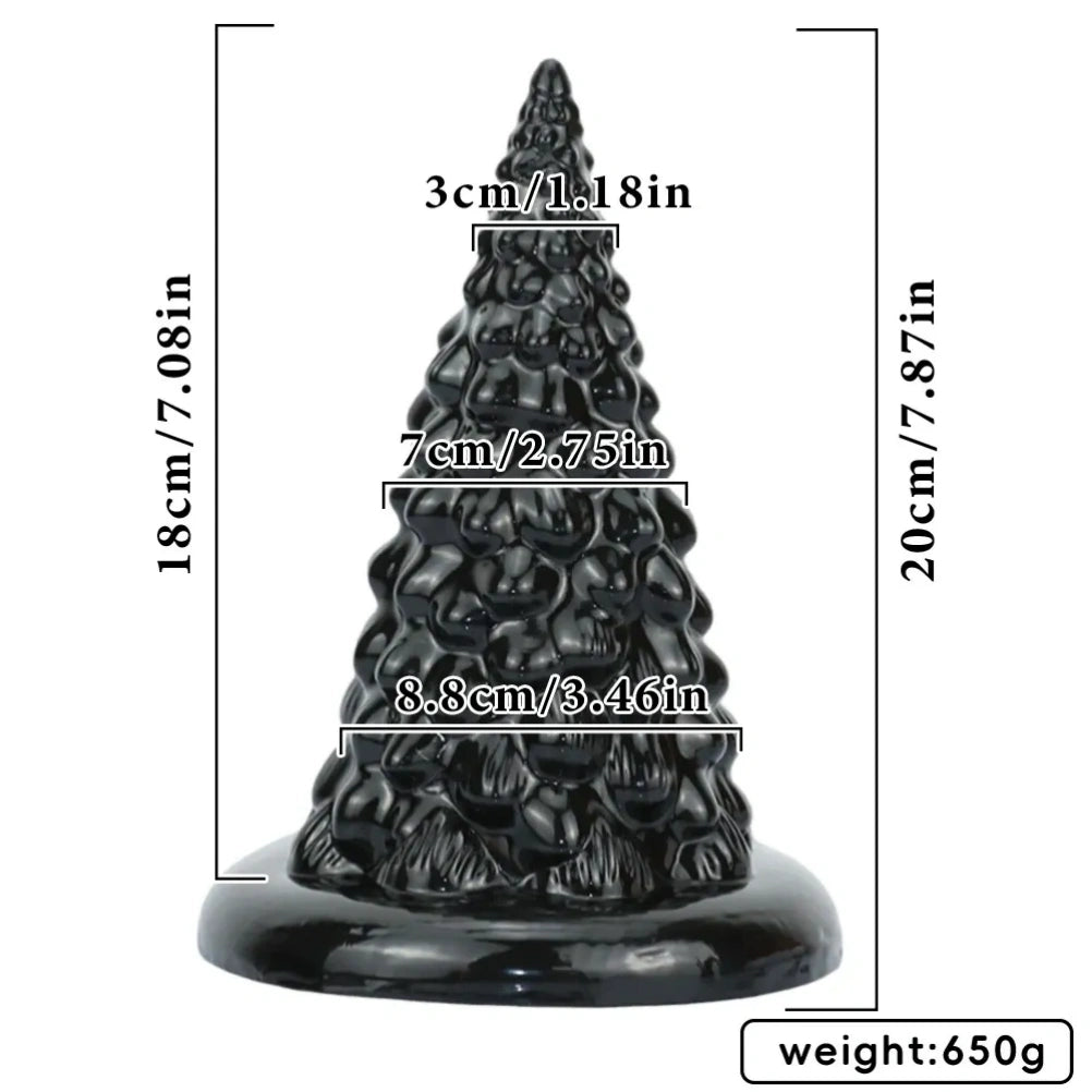 Fantasy Conical Butt Plug Silicone Dildo - Sex Toys for Anal and Vaginal Fisting Expansion