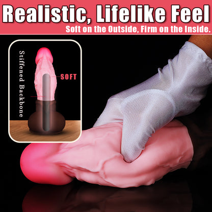 Huge Dildo Large Butt Plug Prostate Massager - Big Testicle Suction Cup Realistic Anal Sex Toys