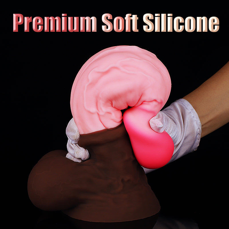 Huge Dildo Large Butt Plug Prostate Massager - Big Testicle Suction Cup Realistic Anal Sex Toys