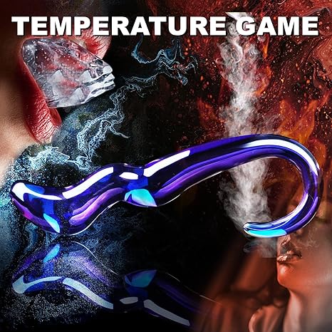 Godemichet anal en verre réaliste - Godes animaux fantastiques - Jouet sexuel anal en cristal pour vagin