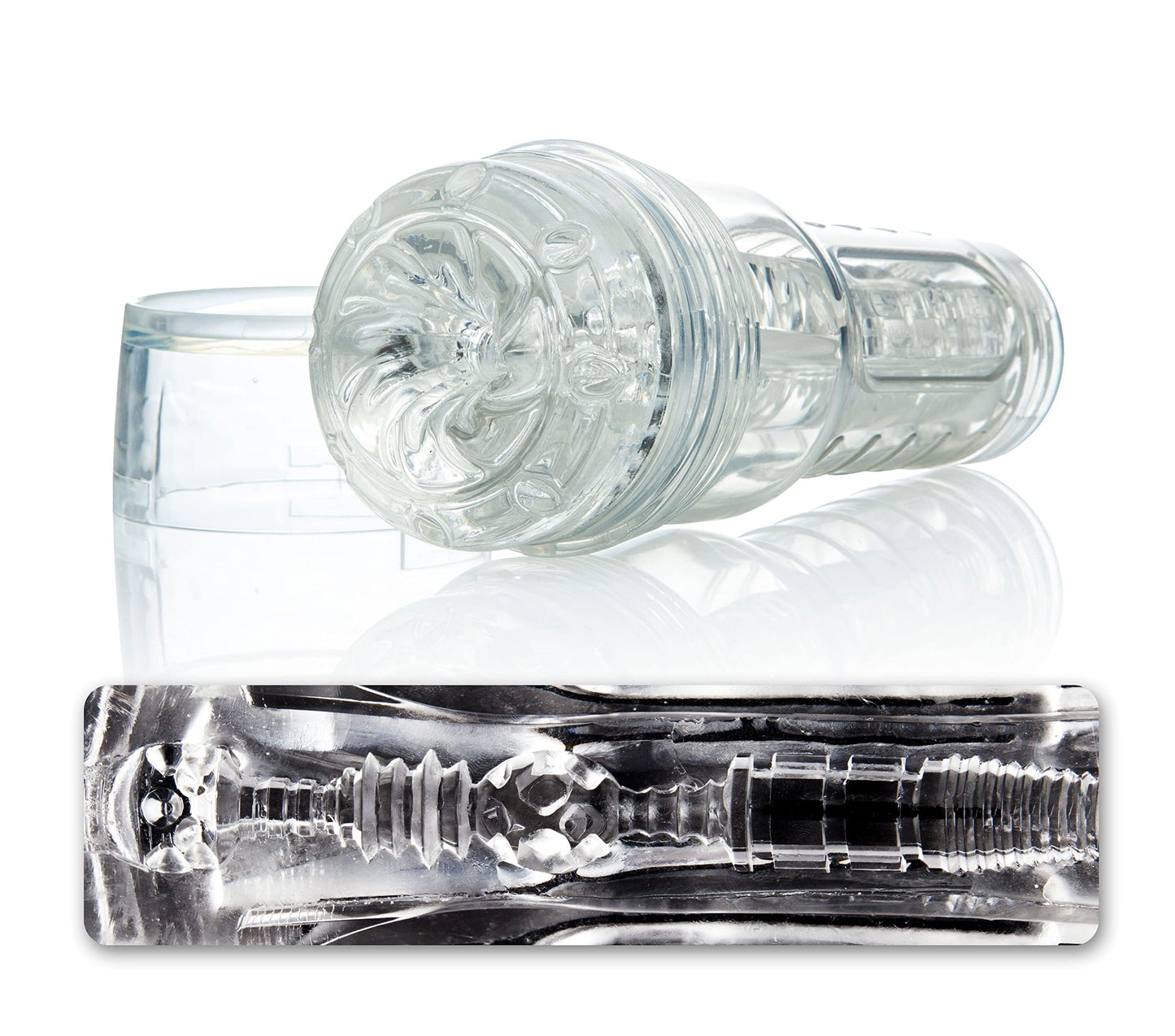 Fleshlight GO Torque - Pussy de poche compacte en gelée avec aspiration réglable - Masturbateur masculin de 8 pouces