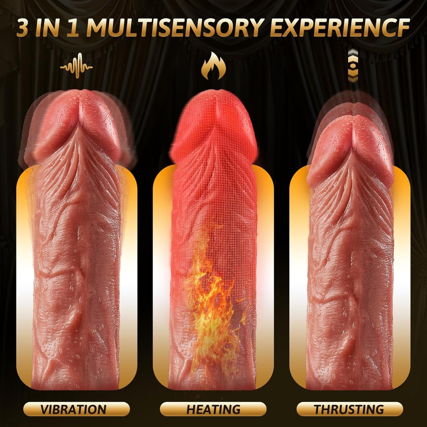 Thrusting Dildos - Baseball Fantasy Adult Stroker- Domlust