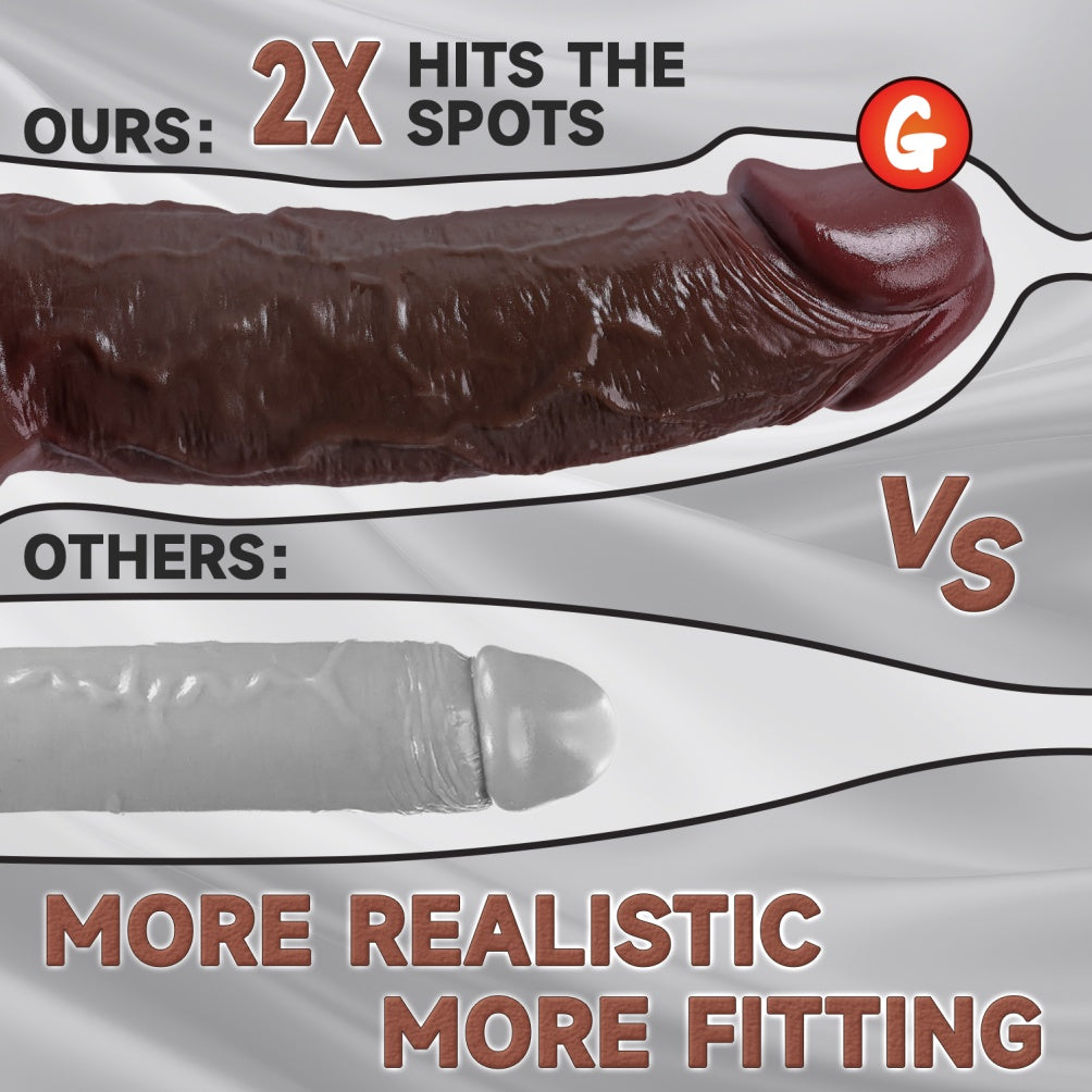 Godemiché réaliste à prépuce mobile et éjaculation vaginale - Jouet de masturbation pour femmes offrant une stimulation vaginale imitant la peau
