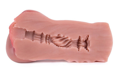 Blushing Anatomic Pocket Pussy – Platinum Silicone Hand-Painted Masturbator with Active Fluid Squirt Feature