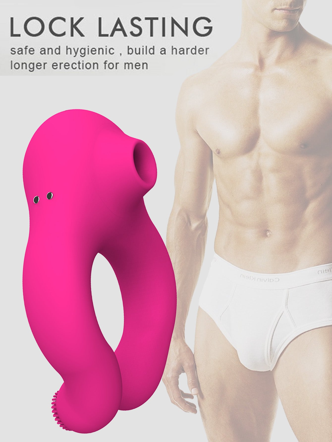Female Oral Sex Sucking Vibrator - Male Penis Cock Ring Clit Clamp Cou Domlust Female Oral Sex Sucking Vibrator - Male Penis Cock Ring Clit Clamp Cou Domlust