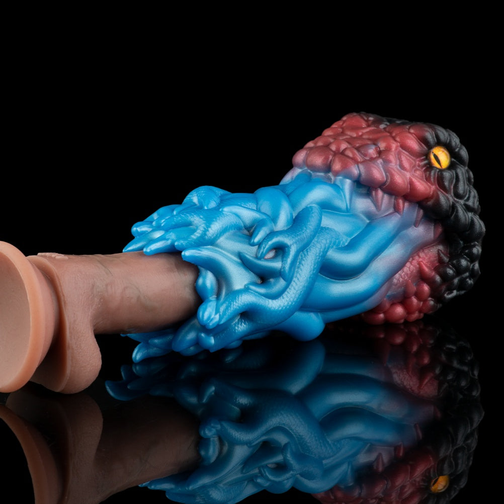 Fantasy Monster Snake Pocket Rocket – Realistic Silicone Stroker for Intense Blowjobs