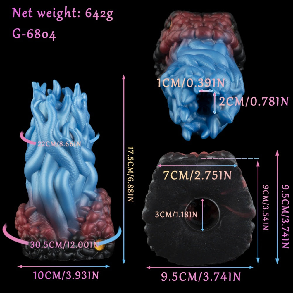 Fantasy Monster Snake Pocket Rocket – Realistic Silicone Stroker for Intense Blowjobs