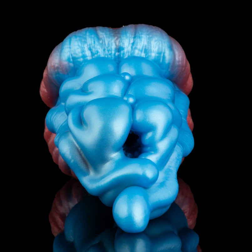 Penis Massage Monster Tongue Pocket Pussy - Flesh-Like Silicone Blowjob Sex Toy for Men