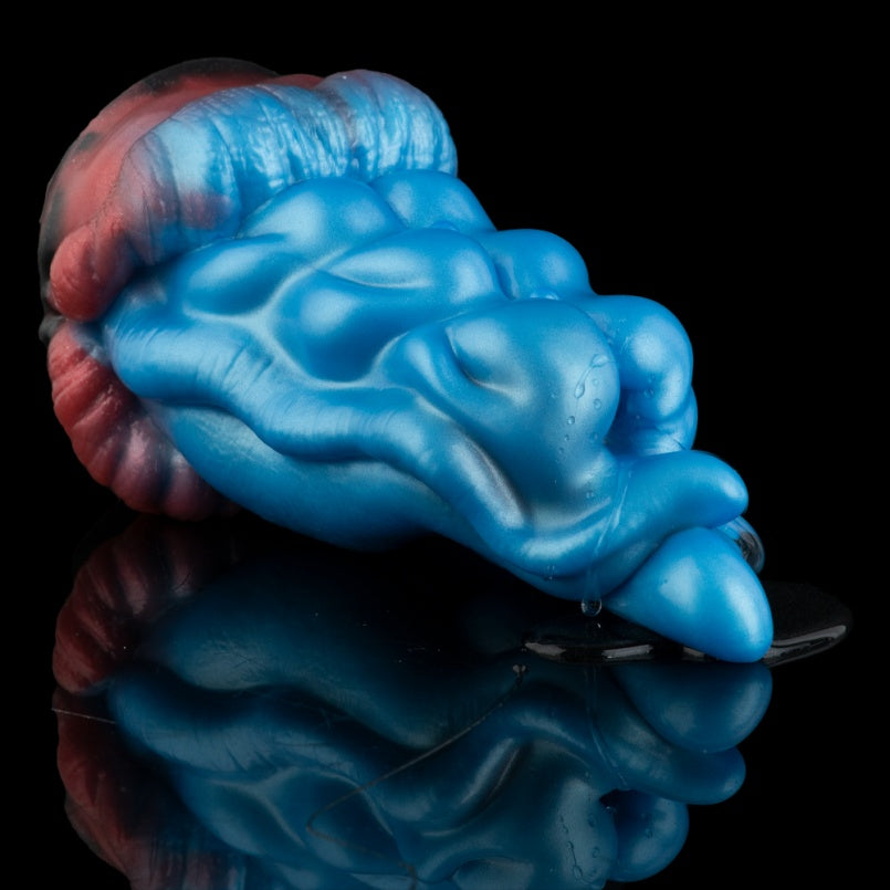 Penis Massage Monster Tongue Pocket Pussy - Flesh-Like Silicone Blowjob Sex Toy for Men