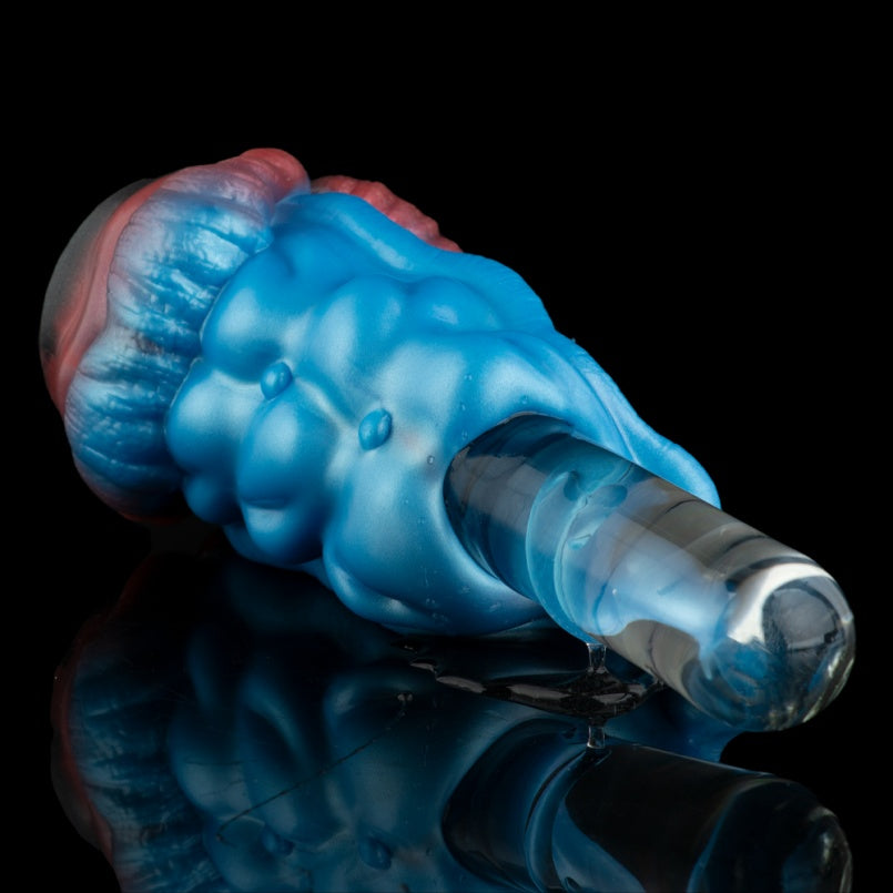 Penis Massage Monster Tongue Pocket Pussy - Flesh-Like Silicone Blowjob Sex Toy for Men