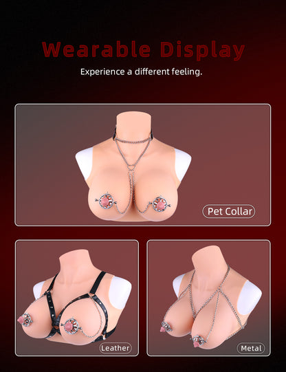 Hochwertige, verstellbare Nippelklemmen aus Edelstahl 304 – Nippelklemmen mit Schraubverschluss für präzise Stimulation