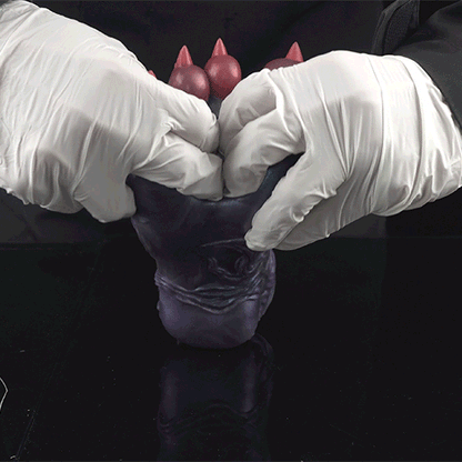 Fantasy Demon Foot Silicone Sex Doll – Textured Monster Sole Masturbator with Hidden Inter-Toe Channel