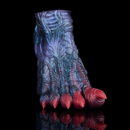 Fantasy Demon Foot Silicone Sex Doll – Textured Monster Sole Masturbator with Hidden Inter-Toe Channel