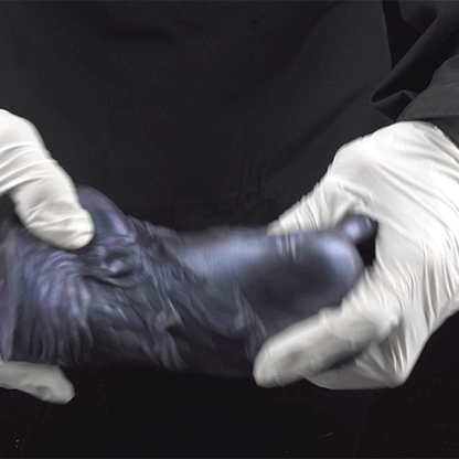 Fantasy Demon Foot Silicone Sex Doll – Textured Monster Sole Masturbator with Hidden Inter-Toe Channel