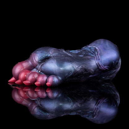 Fantasy Demon Foot Silicone Sex Doll – Textured Monster Sole Masturbator with Hidden Inter-Toe Channel