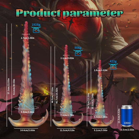Alien Tentacle Dildo Extra-Long – 180° Flexible Xenomorph Fantasy Dildo | Domlust