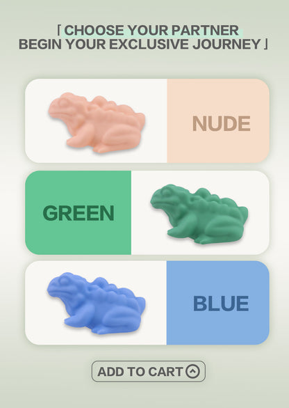 Beanie Voyager Fantasy Frog Silicone Grinder Sex Toy – Portable Clit Stimulator & Massager for Women