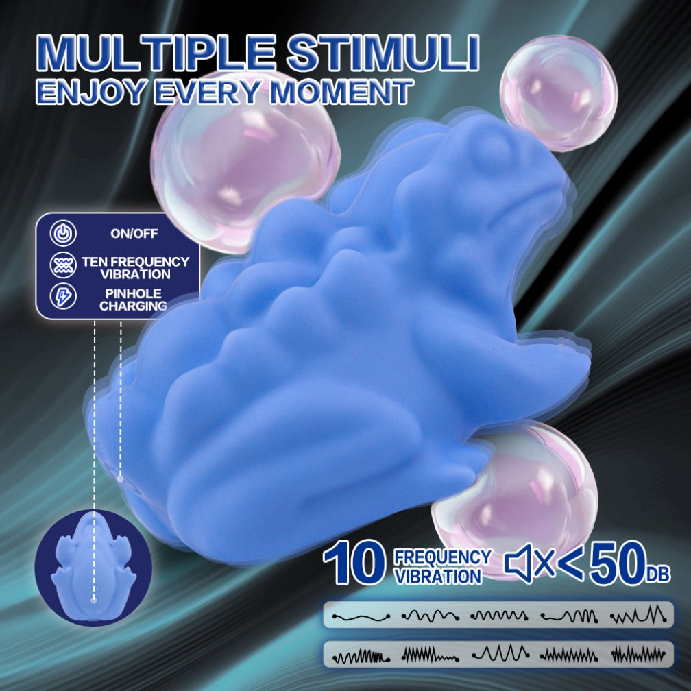 Beanie Voyager Fantasy Frog Silicone Grinder Sex Toy – Portable Clit Stimulator & Massager for Women