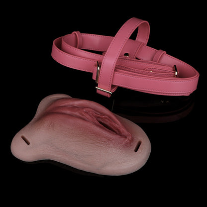 Realistische Fleischfarbene Silikon Tragbare Realistische Muschi Hose – Premium Femboy & Künstliche Vagina Prothese | Domlust