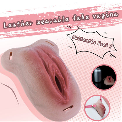 Realistische Fleischfarbene Silikon Tragbare Realistische Muschi Hose – Premium Femboy & Künstliche Vagina Prothese | Domlust