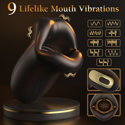 Coupe de masturbation en silicone en forme de lèvre - Entraîneur de désensibilisation du pénis masculin