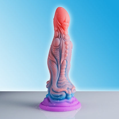 Fantasy Alien Silicone Dragon Dildo with Suction Cup – Insertable Vaginal Massage Sex Toys