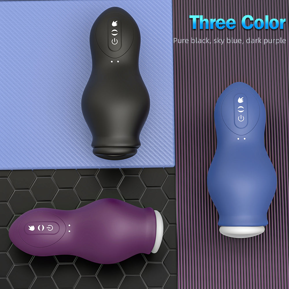 Handheld Blowjob Male Masturbator - Vacuum Sucking Penis Masturbation Vibrator Sex Toys for Men