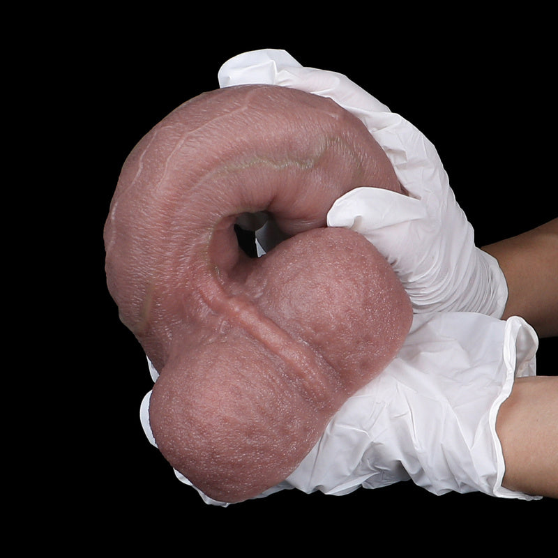Godemiché réaliste Rosewood | Silicone double couche, fonction eau manuelle et base à ventouse