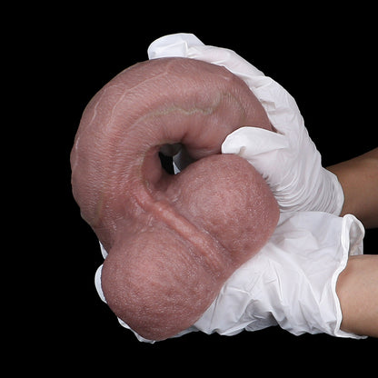 Godemiché réaliste Rosewood | Silicone double couche, fonction eau manuelle et base à ventouse