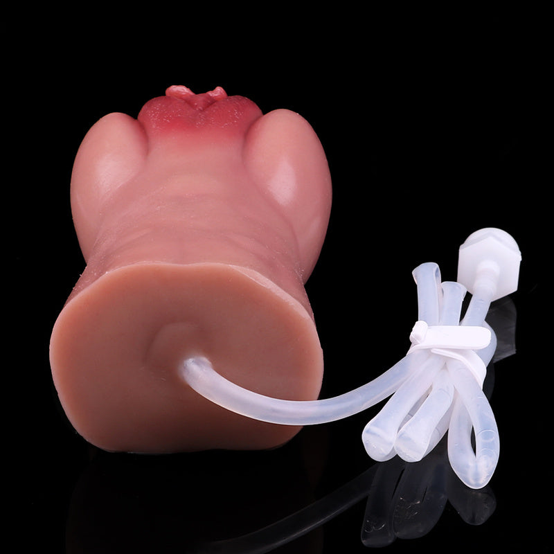 Rose Cameo – Hand-Finished Platinum Silicone Pocket Pussy