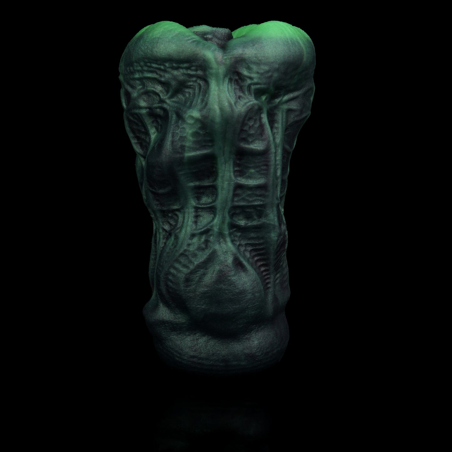 Alien Pocket Pussy – Green Tentacle Mouth Made of Platinum Silicone