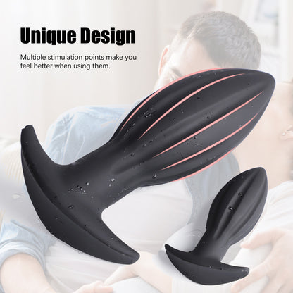 Big Threads Butt Plug - Silicone Anal Dildo Sex Toys for Women Men