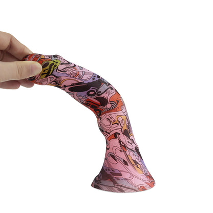 Bunter langer Analdildo Butt Plug - Camo Fantasy Dildos Butt Plug Prostatamassagegerät